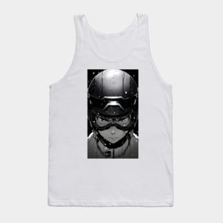 Cool Manga Art Style Boy Tank Top